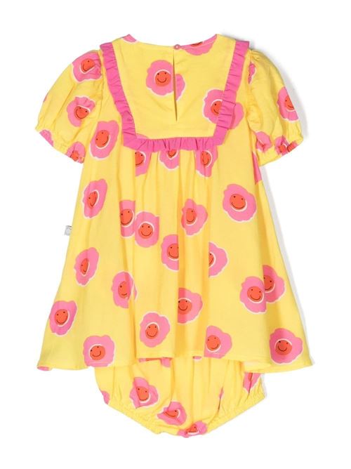 Abito neonata stampa floreale Stella McCartney Kids | TS1041Z0892201MC